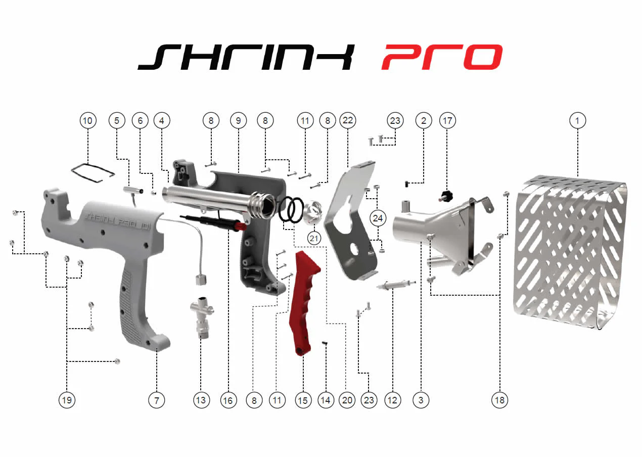 ShrinkPRO SP10 - pistolet do obkurczania folii - obrazek 5