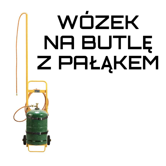 Wózek składany na butlę z gazem